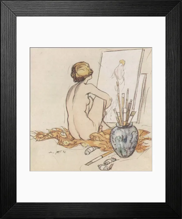 Framed Print : Warm Weather Studies, by A. K. MacDonald