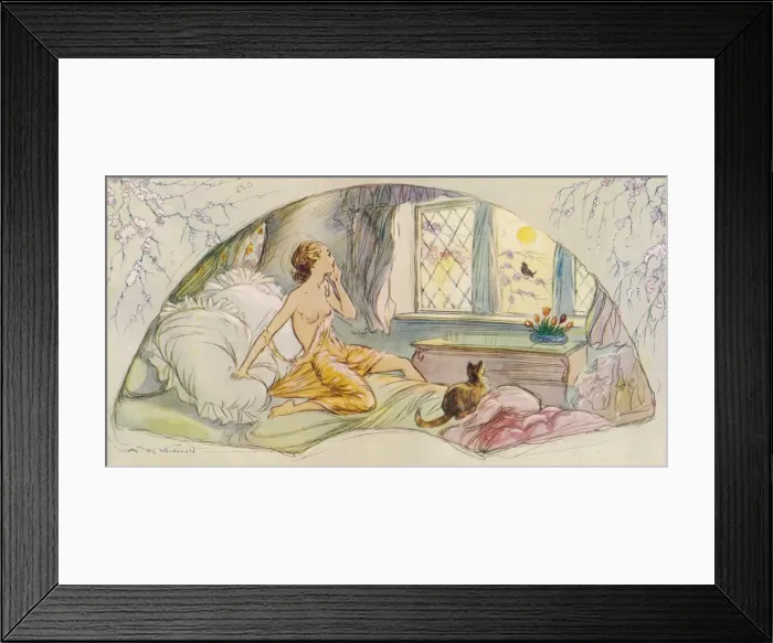 Framed Print : Bridget Greets The Spring