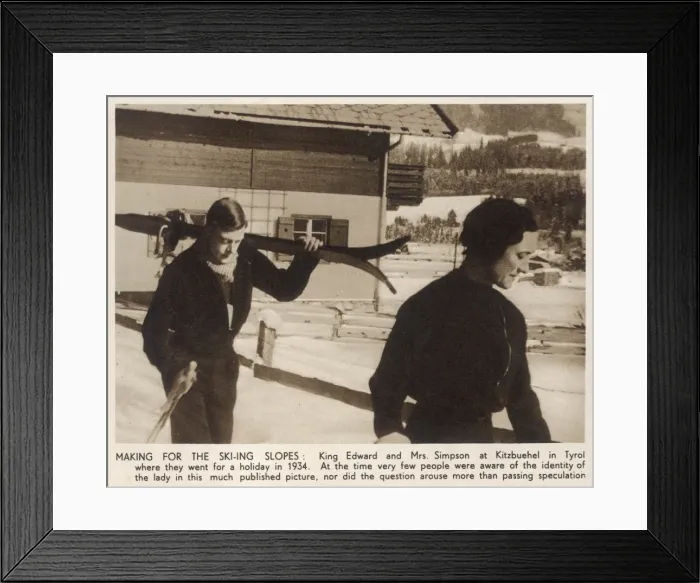 Framed Print : The Prince of Wales and Wallis Simpson Framed Print : The Prince of Wales and Wallis Simpson