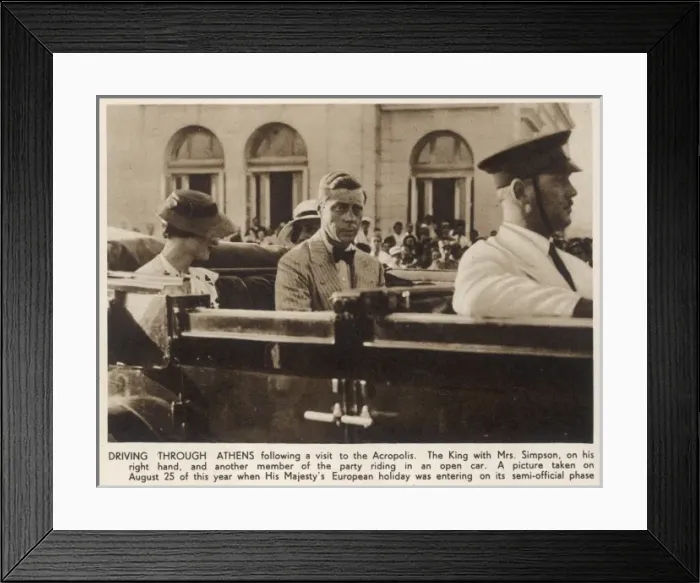 Framed Print : The Prince of Wales and Wallis Simpson Framed Print : The Prince of Wales and Wallis Simpson