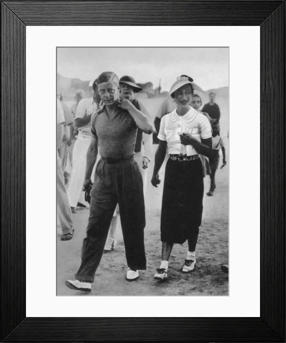 Framed Print : The Prince of Wales and Wallis Simpson Framed Print : The Prince of Wales and Wallis Simpson