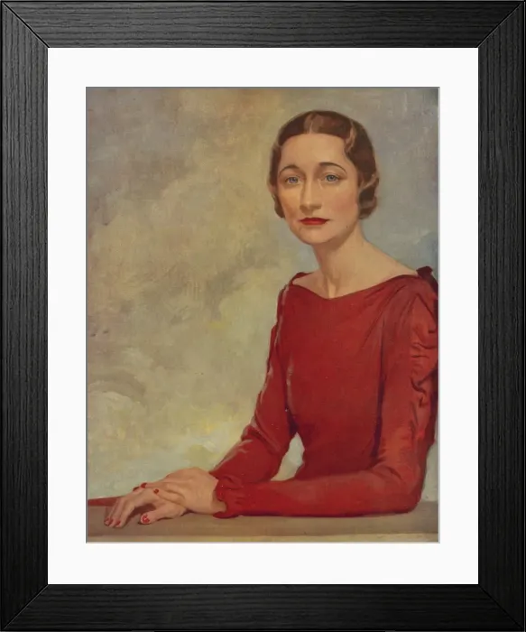 Framed Print : Wallis Simpson, Duchess of Windsor