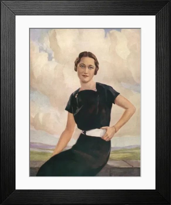 Framed Print : Wallis Simpson, Duchess of Windsor Framed Print : Wallis Simpson, Duchess of Windsor