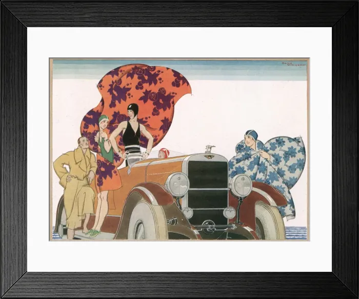 Framed Print : Bathing-time by Rene Vincent Framed Print : Bathing-time by Rene Vincent