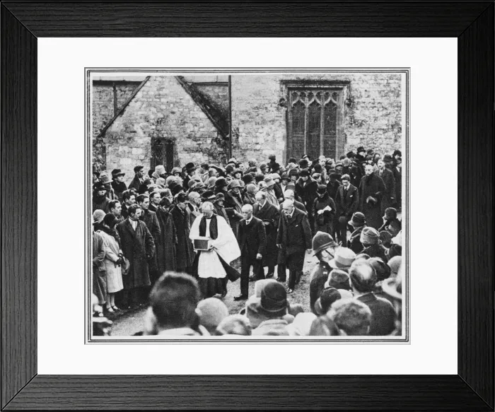 Framed Print : The burial of Thomas Hardys heart Framed Print : The burial of Thomas Hardys heart