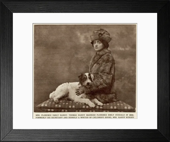 Framed Print : Mrs Florence Emily Hardy Framed Print : Mrs Florence Emily Hardy