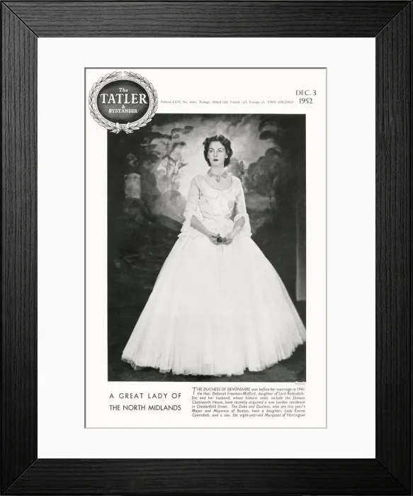 Framed Print : Deborah Freeman-Mitford, the Duchess of Devonshire Framed Print : Deborah Freeman-Mitford, the Duchess of Devonshire