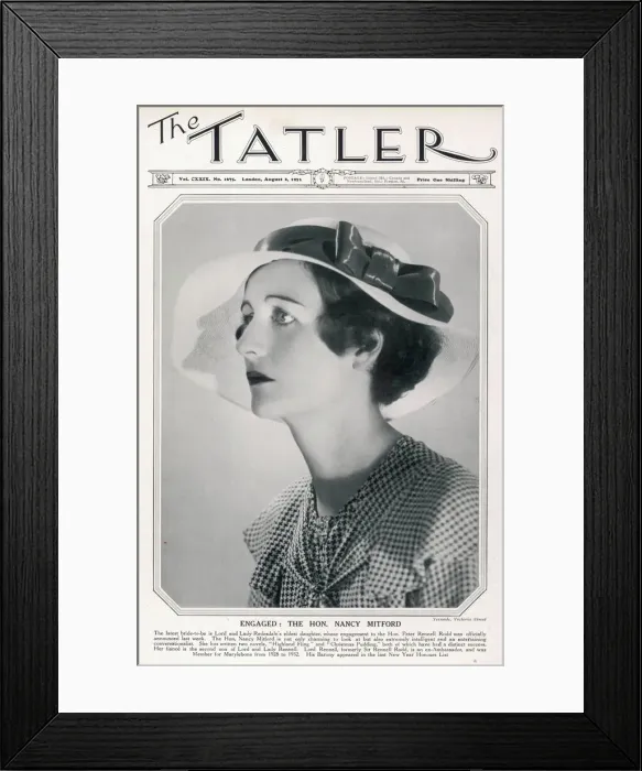 Framed Print : Nancy Mitford Framed Print : Nancy Mitford