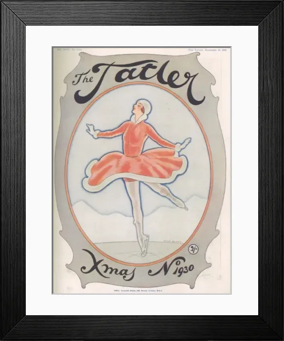 Framed Print : The Tatler Christmas Number 1930 Framed Print : The Tatler Christmas Number 1930