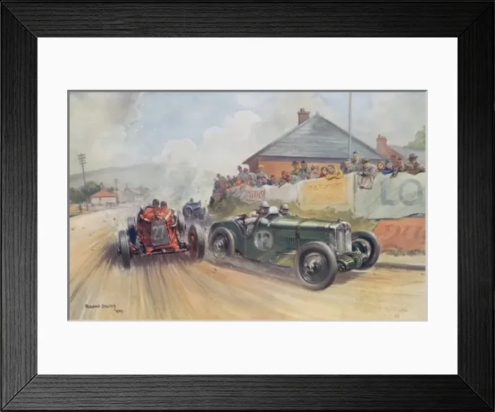 Framed Print : RAC Tourist Trophy Race, Ulster 1933