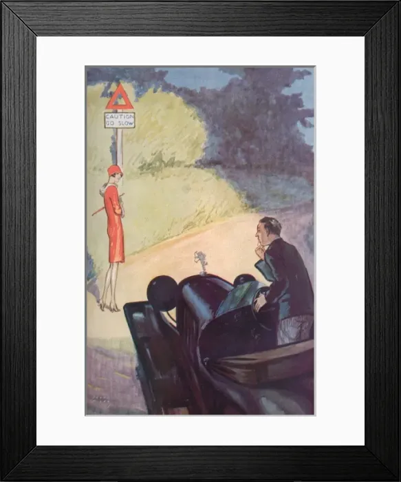 Framed Print : Road Advice by Frank M. Lea Framed Print : Road Advice by Frank M. Lea