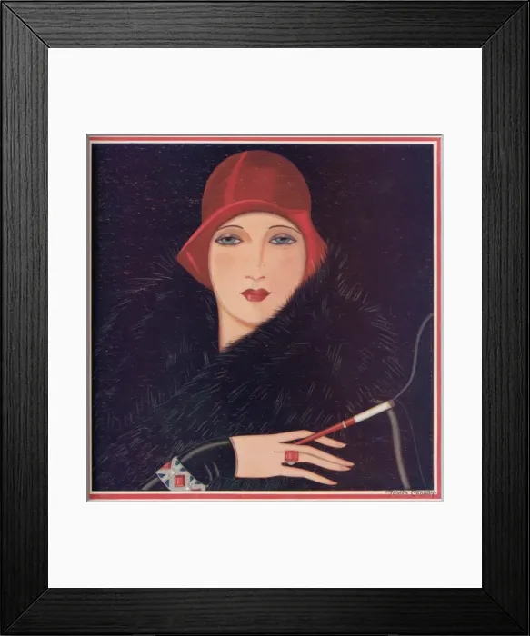 Framed Print : The Red Hat, by Gordon Conway Framed Print : The Red Hat, by Gordon Conway