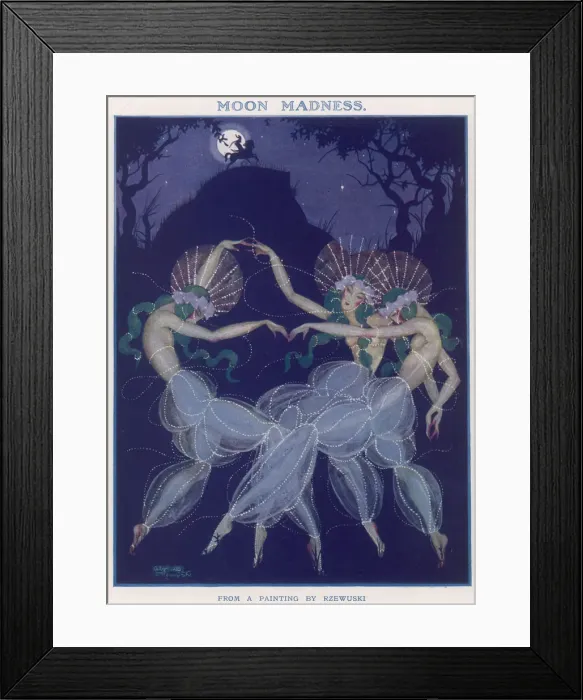 Framed Print : Moon Madness