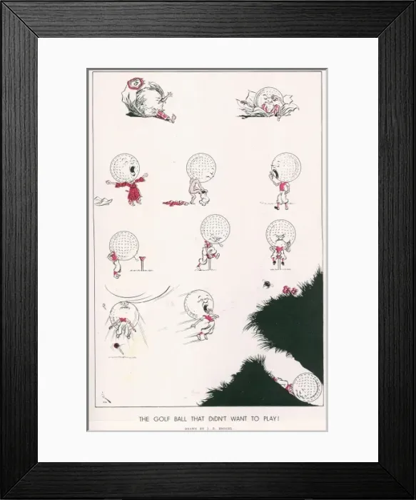 Framed Print : The Golf Ball That Didn t Want To Play Framed Print : The Golf Ball That Didn t Want To Play