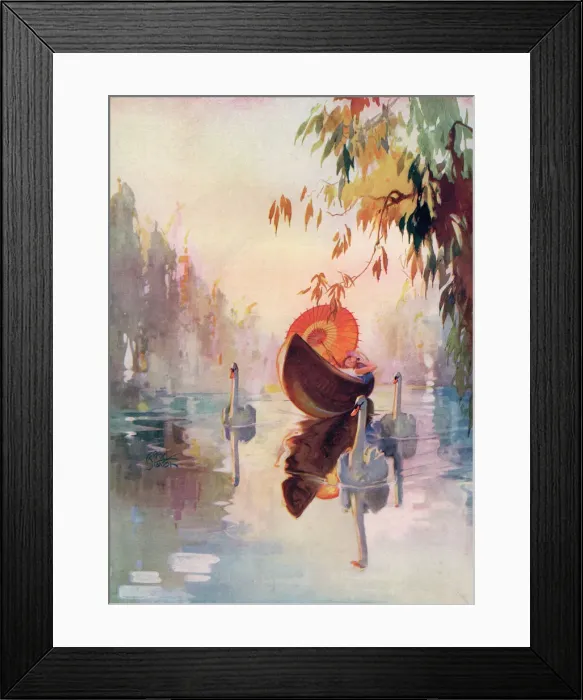 Framed Print : Down-stream, by Rebel Stanton Framed Print : Down-stream, by Rebel Stanton