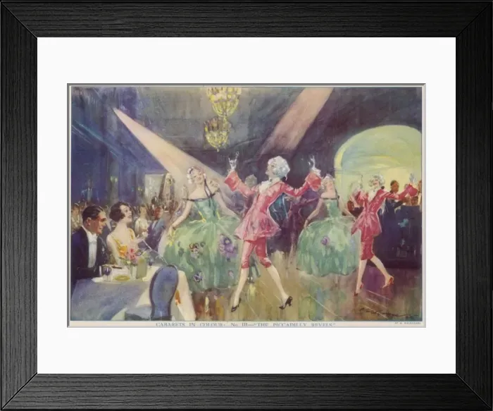 Framed Print : The Piccadilly Revels