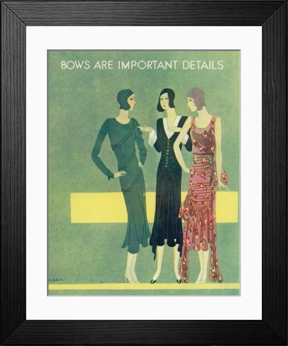 Framed Print : Bows are important details, G. Sacy Framed Print : Bows are important details, G. Sacy
