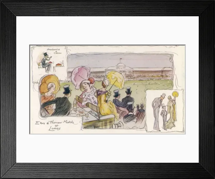 Framed Print : Eton and Harrow match at Lords Framed Print : Eton and Harrow match at Lords