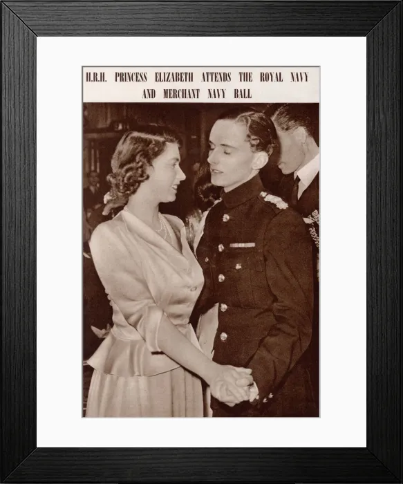 Framed Print : Princess Elizabeth, later Queen Elizabeth II Framed Print : Princess Elizabeth, later Queen Elizabeth II