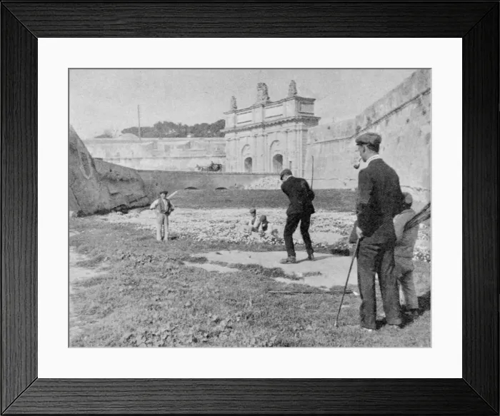 Framed Print : The first tee at the Royal Malta Golf Club Framed Print : The first tee at the Royal Malta Golf Club