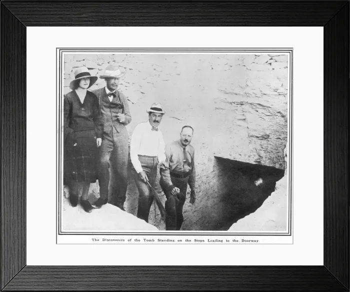 Framed Print : The discoverers of Tutankhamen Framed Print : The discoverers of Tutankhamen