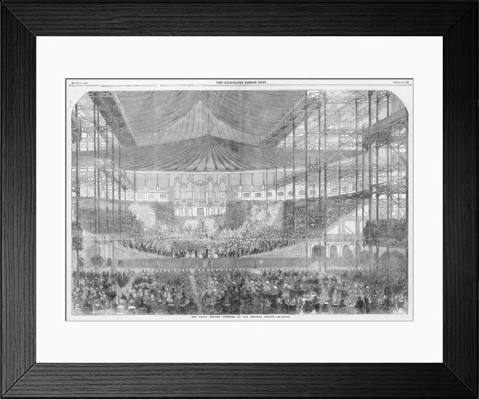 Framed Print : The Great Handel Festival at the Crystal Palace Framed Print : The Great Handel Festival at the Crystal Palace