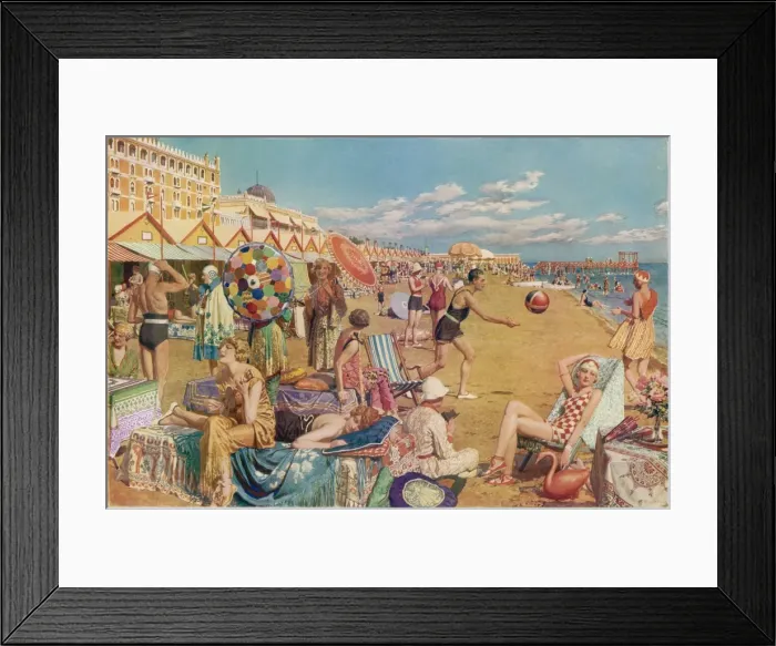 Framed Print : The Azure Waters of the Adriatic Sea by F. Matania Framed Print : The Azure Waters of the Adriatic Sea by F. Matania