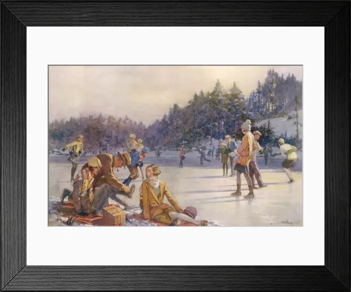 Framed Print : Happy Christmas Hours by W. Bryce Hamilton Framed Print : Happy Christmas Hours by W. Bryce Hamilton
