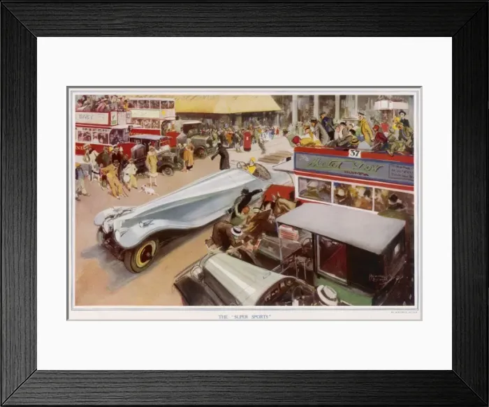 Framed Print : The Super Sports