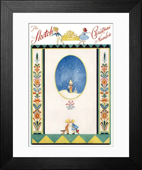 Framed Print : The Sketch Christmas Number Framed Print : The Sketch Christmas Number