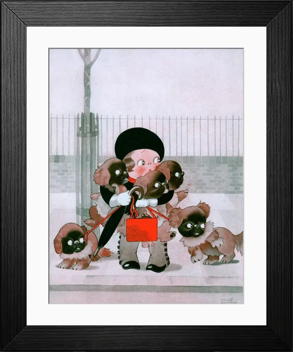 Framed Print : Collared from Cruft s! by Chloe Preston Framed Print : Collared from Cruft s! by Chloe Preston