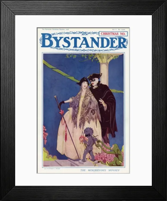 Framed Print : Front Cover of The Bystander 1928 Framed Print : Front Cover of The Bystander 1928