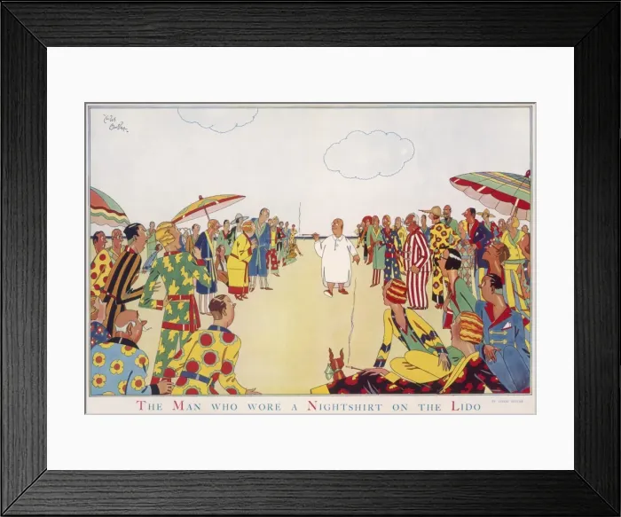 Framed Print : The Man who wore a Nightshirt Framed Print : The Man who wore a Nightshirt