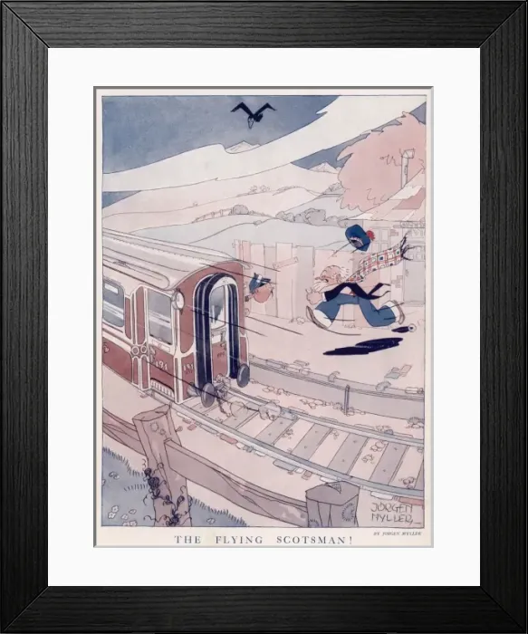 Framed Print : The Flying Scotsman Framed Print : The Flying Scotsman