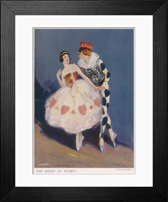 Framed Print : The Queen of Hearts