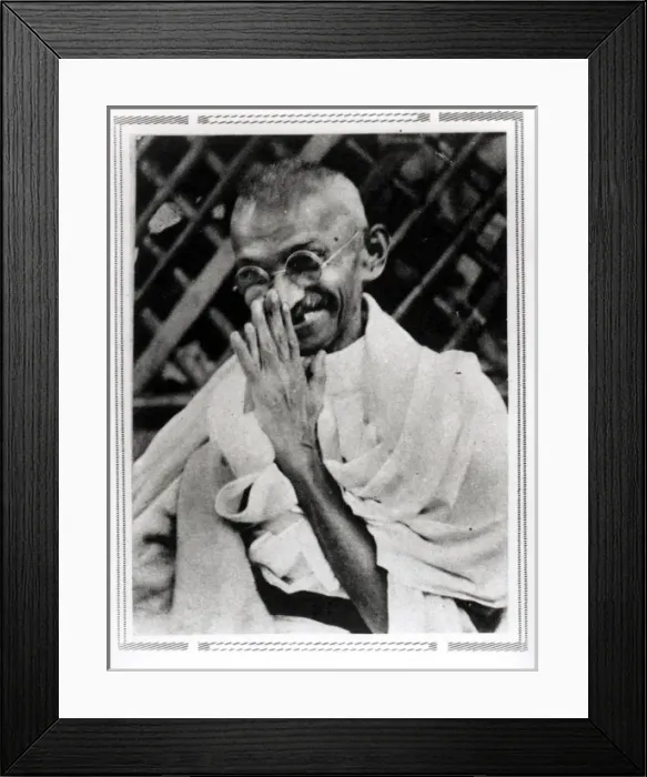 Framed Print : Gandhi before his arrest Framed Print : Gandhi before his arrest