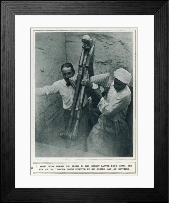 Framed Print : Howard Carter at the excavation of Tutankhamun Framed Print : Howard Carter at the excavation of Tutankhamun