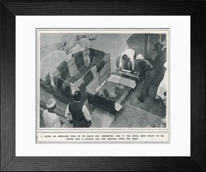 Framed Print : Excavation of the Tomb of Tutankhamun Framed Print : Excavation of the Tomb of Tutankhamun