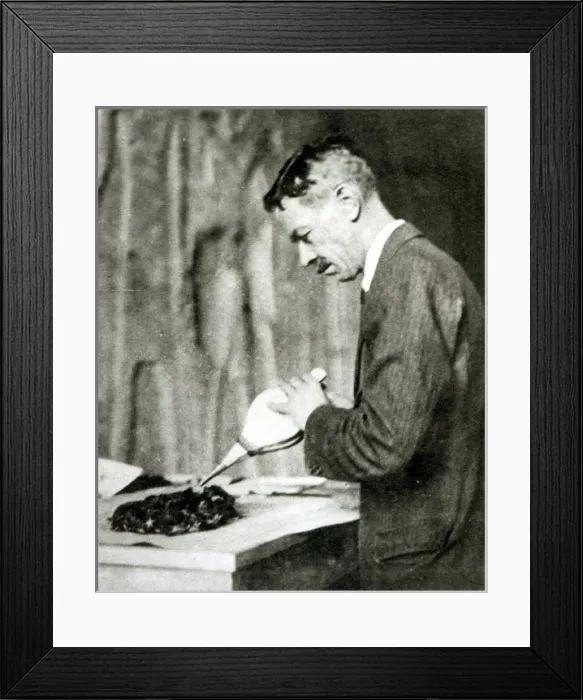 Framed Print : Mr Mace. The photograph shows Mr Mace, Associate Curator of the Metrpolitan Museum of Art Framed Print : Mr Mace. The photograph shows Mr Mace, Associate Curator of the Metrpolitan Museum of Art