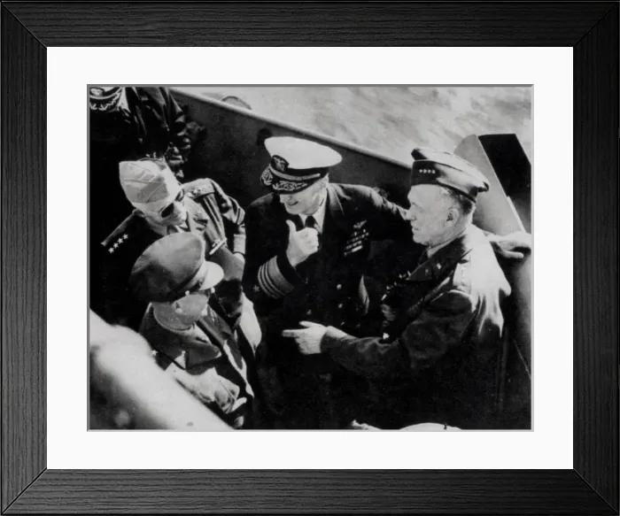 Framed Print : General Dwight Eisenhower, General Henry Arnold, Admiral Ernest King and General George Marshall Framed Print : General Dwight Eisenhower, General Henry Arnold, Admiral Ernest King and General George Marshall