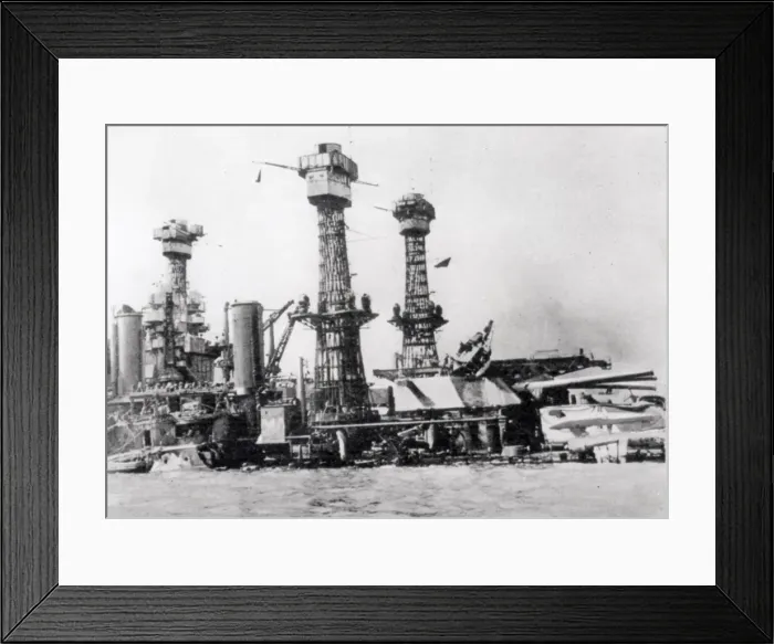 Framed Print : The Wreckage of West Virginia Framed Print : The Wreckage of West Virginia