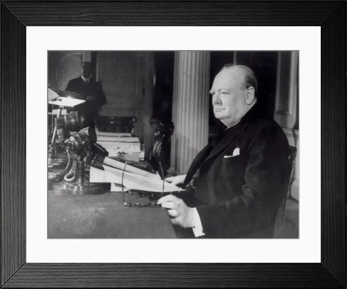 Framed Print : Winston Churchill