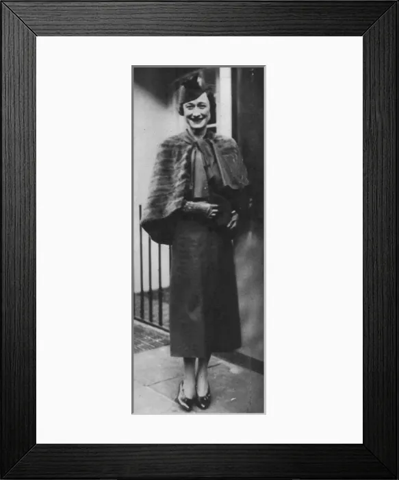 Framed Print : Wallis Simpson Framed Print : Wallis Simpson