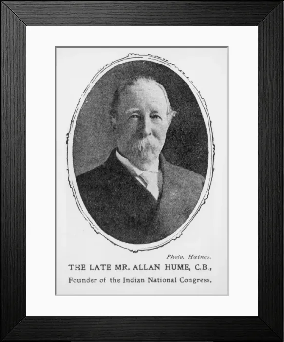 Framed Print : Mr Allan Hume
