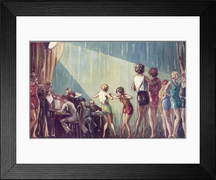 Framed Print : Audition by Webster Murray Framed Print : Audition by Webster Murray
