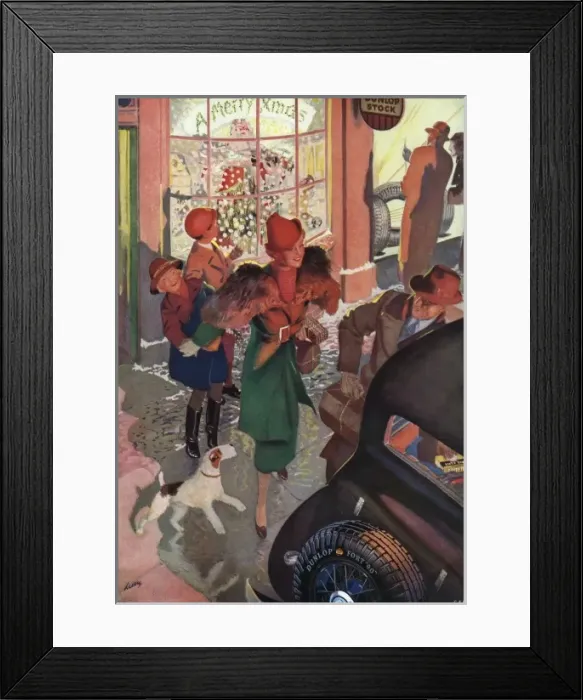 Framed Print : Advert for Dunlop 1936 Framed Print : Advert for Dunlop 1936