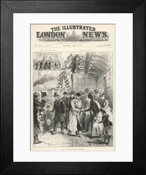 Framed Print : Stanley Returns England