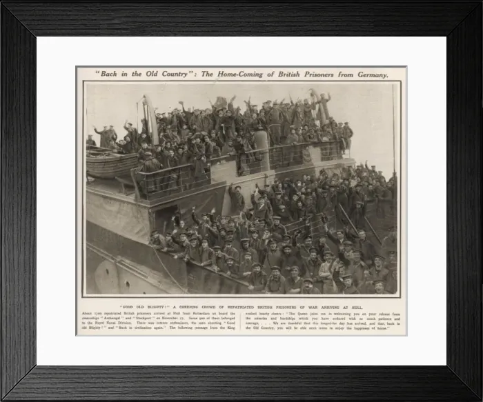 Framed Print : Repatriated Pow Framed Print : Repatriated Pow