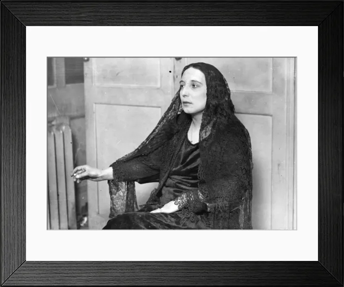 Framed Print : Dolores. The cabaret singer and artists model Framed Print : Dolores. The cabaret singer and artists model