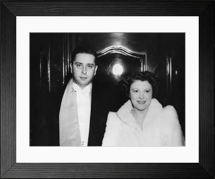 Framed Print : John van Druten / Ruth Chatterton Framed Print : John van Druten / Ruth Chatterton